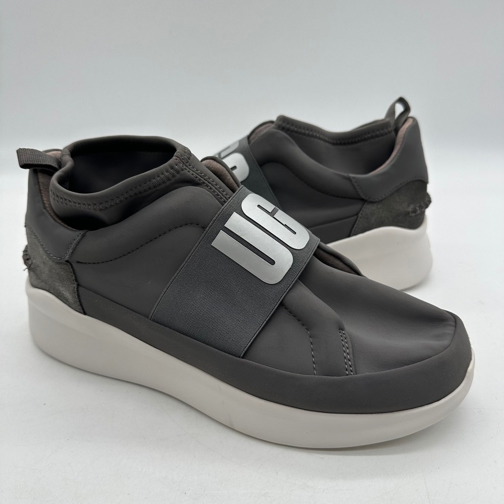 UGG 1095097 Womens Size 9 Neutra Neoprene Slip-On Shoe Grey Platform Sneakers